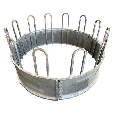 Hot Dipped Galvanized Horse Feeder 2m Dia Metal Round Bale Feeder