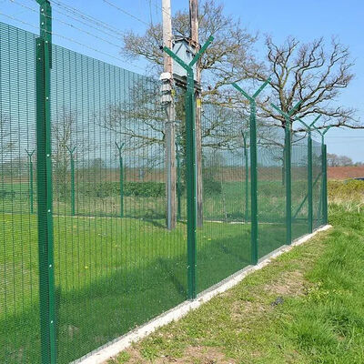 Residential 358 Anti Climb Fence Green 358 High Security Fence