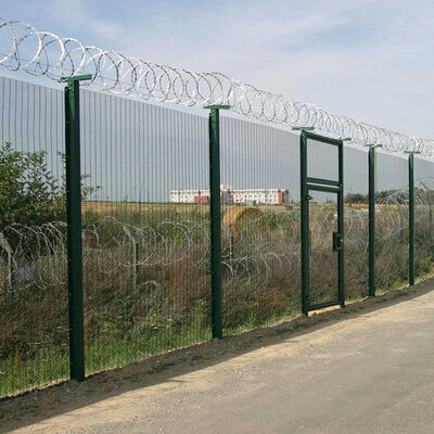 Heat Treated 358 Security Mesh 4mm Wire 358 Mesh Fence Powder Coated