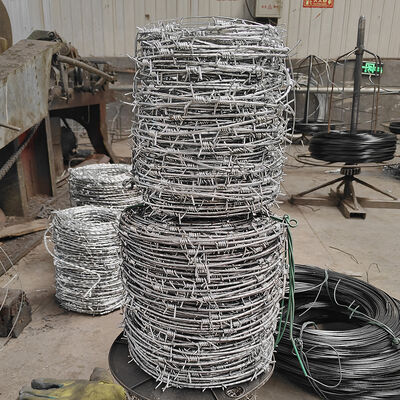 Galvanized Steel Barbed Wire Fence Heavy Duty Price Per Roll