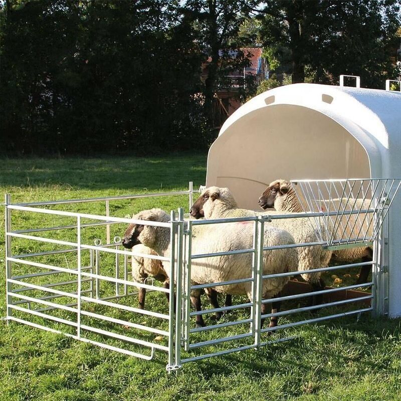 Round Tube Portable Goat Panels PVC Coated Goat Corral Panels