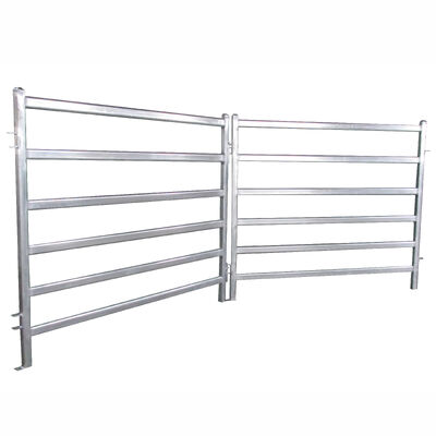 High Galvanized Cattle Panel Yard Fence Long Lasting 6 Ft Livestock Fencing