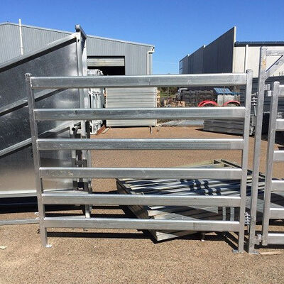 32mm O.D Hot Dipped Galvanized Steel Fence Panels Livestock Heavy Duty