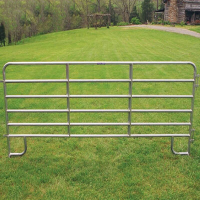 Galvanised Lightweight Portable Horse Panels Round Tube Horse Pen Panels