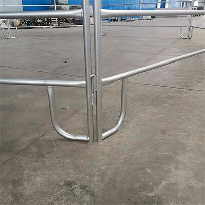 Length 2.1m Height 1.8m Galvanized Livestock Panels For Horse Fence 6 Rails
