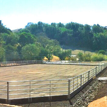 PVC Coated Horse Panel Fence 2.1m Length Galvanized Horse Panels