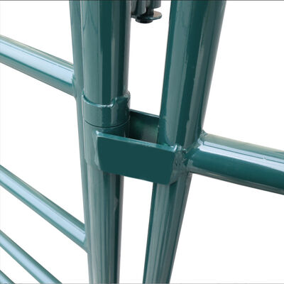 Powder Coating Green Farm Gate Horse Panel Fence For Round Yard