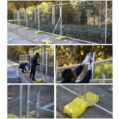 50x50mm 60x60mm Mesh Temporary Fencing Panels Construction Site Fence Panels