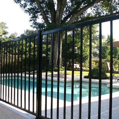 Customizable Zinc Steel Fence Powder Coated Metal Security Fence