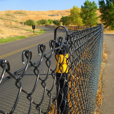 School Playgrounds Dark Green Galvanized Chain Link Fence 50x50mm 30m Length