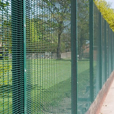Powder Coated 358 Security Fencing 2.3m Length Prison Mesh Fencing