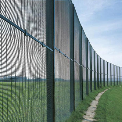 PVC Coated 358 Security Fence 2400mm Width 358 Mesh Fencing Panels