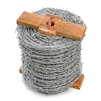 Forest Barbed Wire Fence Roll Good Corrosion Resistance Barbed Wire Single Strand