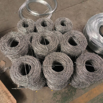 Forest Barbed Wire Fence Roll Good Corrosion Resistance Barbed Wire Single Strand