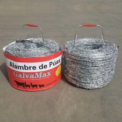 1.6mm 1.7mm Barbed Wire Chain Link Fence Forest Chain Link Barbed Wire