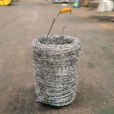 Low Carbon Steel Concertina Barbed Wire Fencing PVC Coated Razor Wire Roll