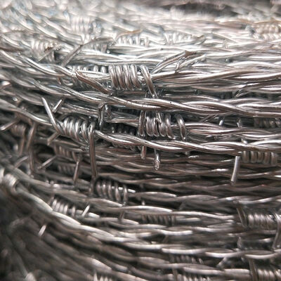 Low Carbon Steel Concertina Barbed Wire Fencing PVC Coated Razor Wire Roll
