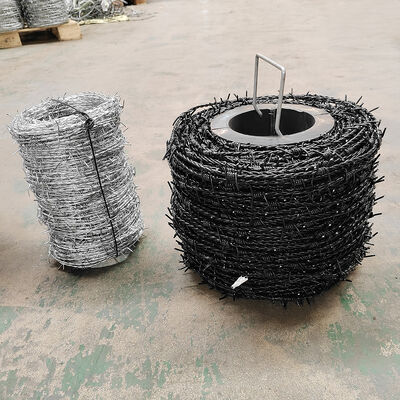 Galvanized Barbed Chain Link Fence 200m 500m Chain Link Fence Razor Wire