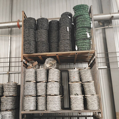 Galvanized Barbed Chain Link Fence 200m 500m Chain Link Fence Razor Wire