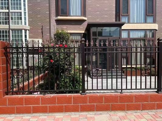 Residential Area Zinc Steel Guardrail Fence Park School Wrought Iron Fence Villa Factory Courtyard Isolation and Protection