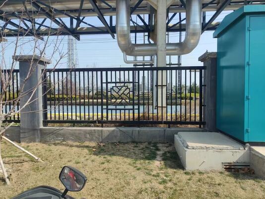 6ft Galvanized Iron Wrought Iron Fence Panels Hot Dip Galvanized Steel Gates for Balconies Pools Houses Metal Frame